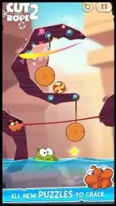 تحميل لعبة Cut the Rope 2 مهكرة 2025 – للأندرويد APK آخر إصدار مجاناً 5